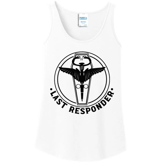 Last Responder Mortician Mortuary Morticians Ladies Essential Tank