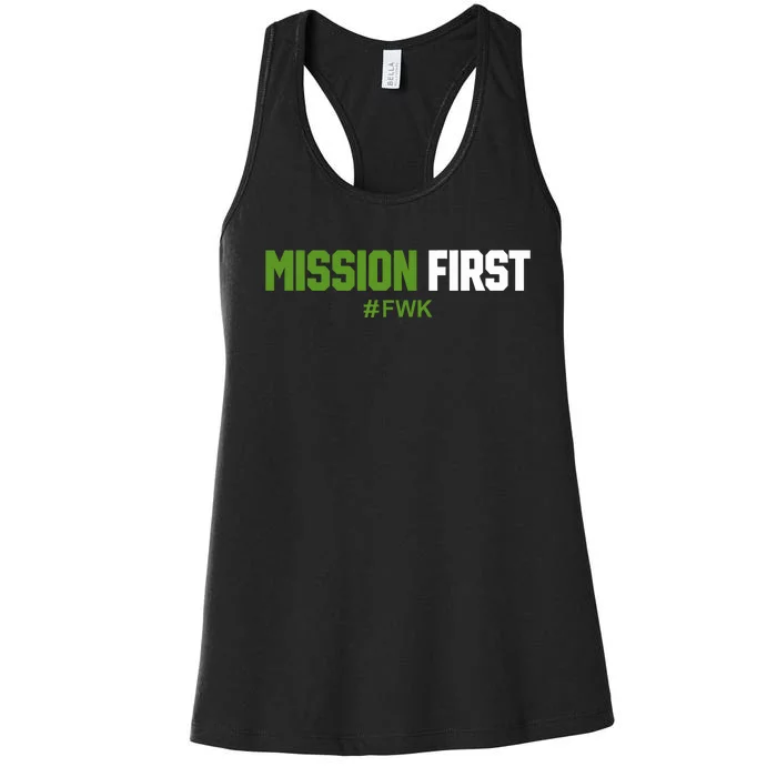 Luke Rudkowski Mission First Fwk Women's Racerback Tank