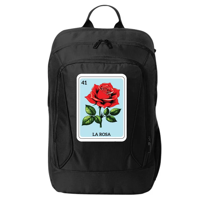 La Rosa Mexican Lottery Card Game City Backpack