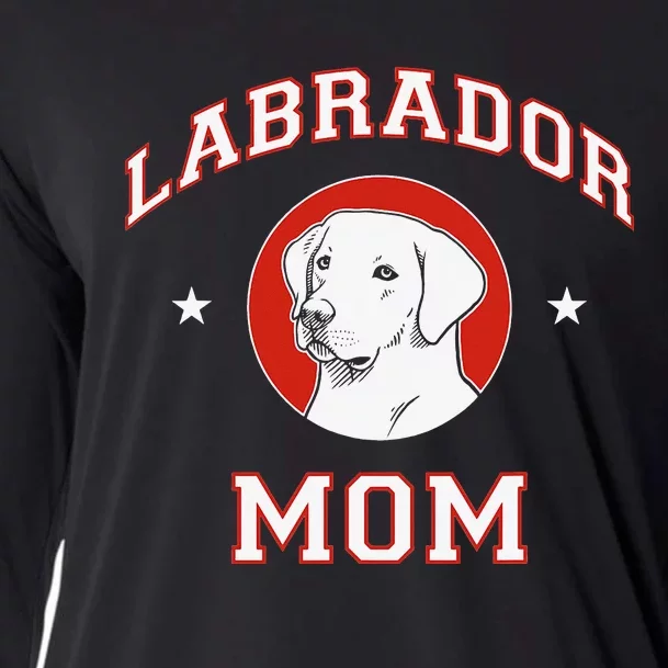 Labrador Retriever Mom Dog Mother Cooling Performance Long Sleeve Crew