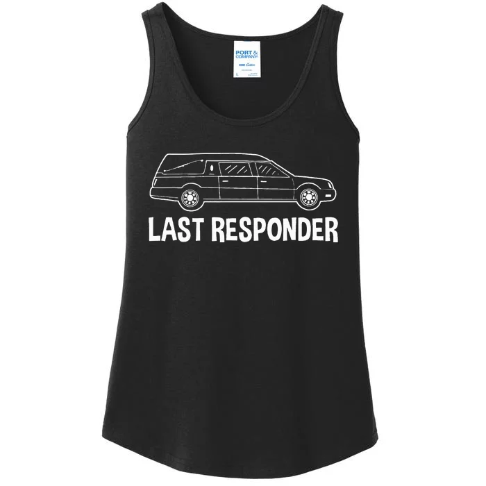 Last Responder Mortuary Science Student Mortician Gift Ladies Essential Tank