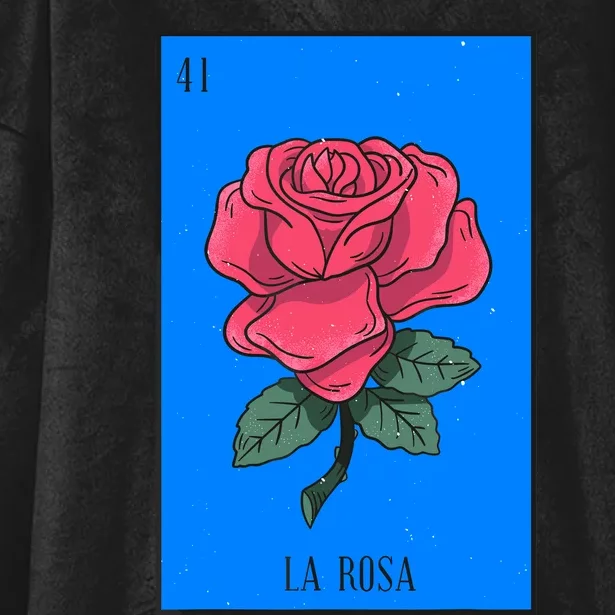 La Rosa Mexican Lottery Culture Hooded Wearable Blanket