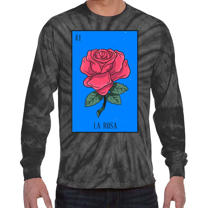 La Rosa Mexican Lottery Culture Tie-Dye Long Sleeve Shirt