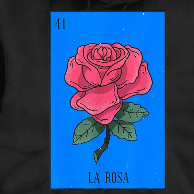 La Rosa Mexican Lottery Culture Tie Dye Hoodie