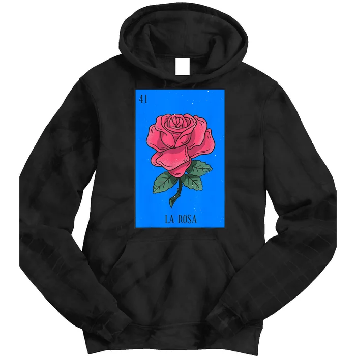 La Rosa Mexican Lottery Culture Tie Dye Hoodie