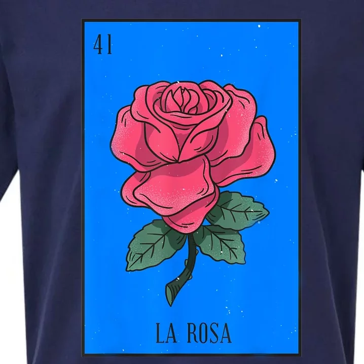 La Rosa Mexican Lottery Culture Sueded Cloud Jersey T-Shirt