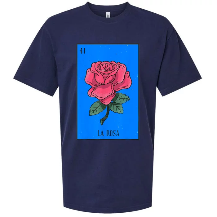 La Rosa Mexican Lottery Culture Sueded Cloud Jersey T-Shirt