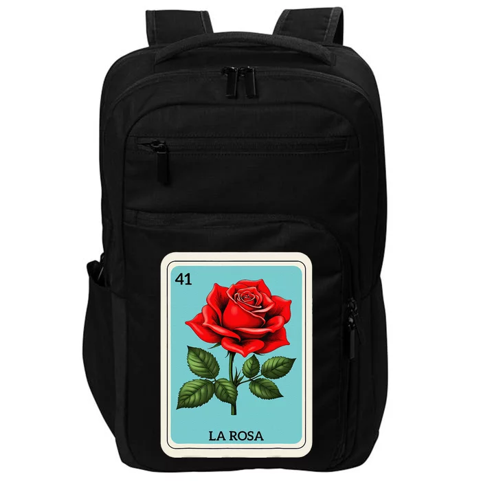 La Rosa Mexican Lottery Card Game Gift Impact Tech Backpack