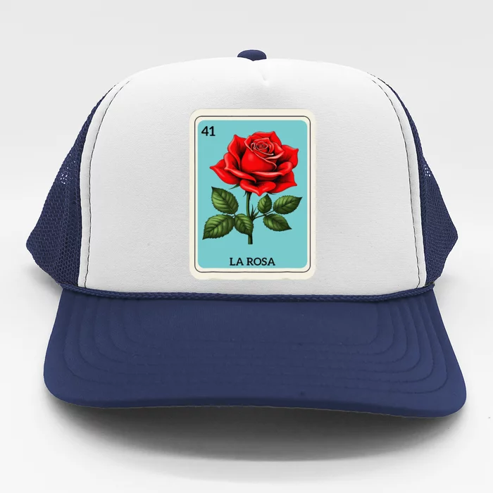 La Rosa Mexican Lottery Card Game Gift Trucker Hat