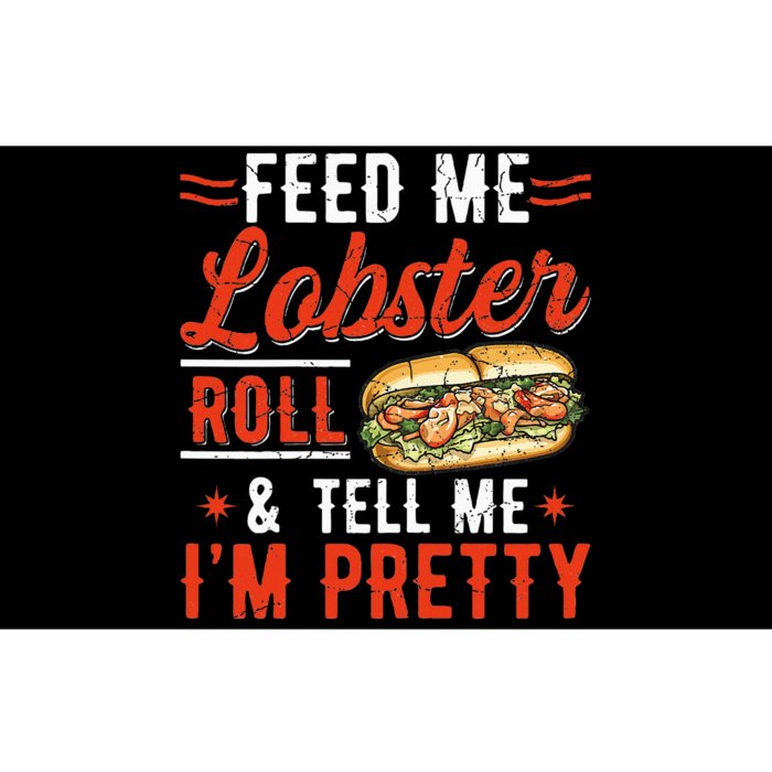 Lobster Roll Maine Seafood Design For A Lobster Roll Fan Bumper Sticker