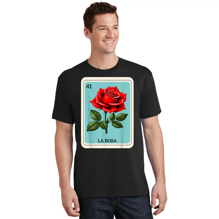 La Rosa Mexican Lottery Card Game T-Shirt