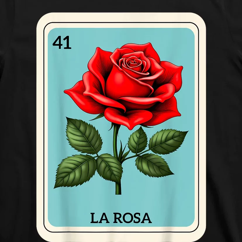 La Rosa Mexican Lottery Card Game T-Shirt