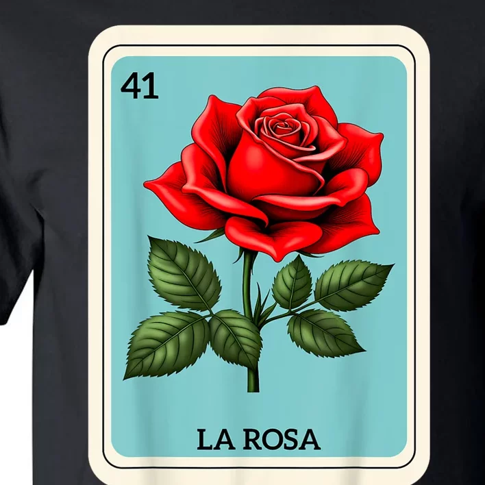 La Rosa Mexican Lottery Card Game Tall T-Shirt