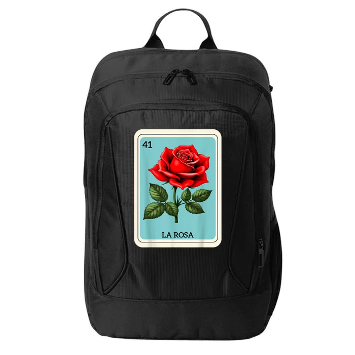 La Rosa Mexican Lottery Card Game City Backpack