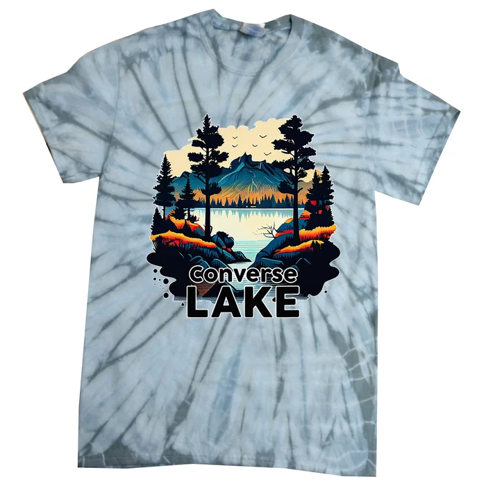 Lake Retro Minimalist Lake Tie-Dye T-Shirt