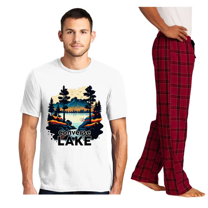 Lake Retro Minimalist Lake Pajama Set