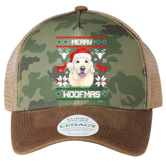 Labrador Retriever Merry Woofmas Gift Christmas Dog Xmas Lab Cool Gift Legacy Tie Dye Trucker Hat