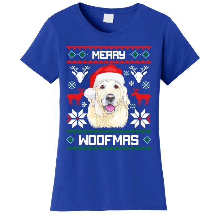 Labrador Retriever Merry Woofmas Gift Christmas Dog Xmas Lab Cool Gift Women's T-Shirt