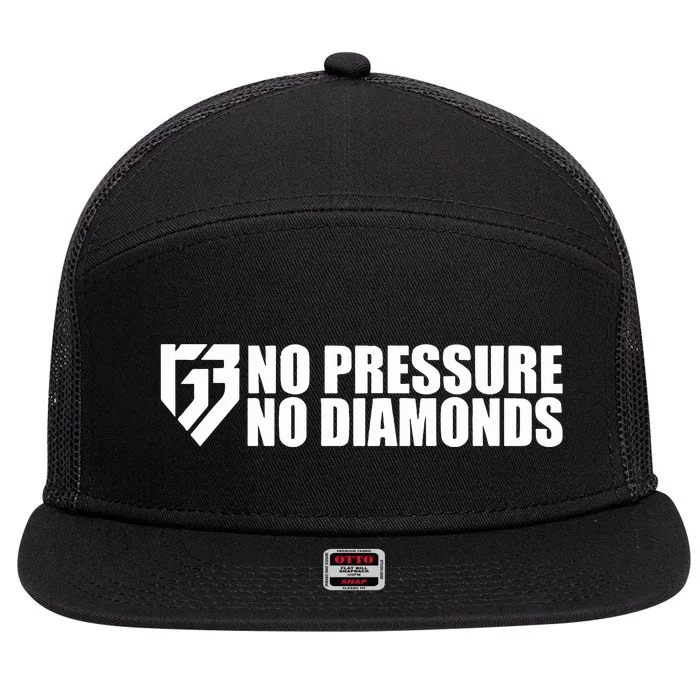 Limited Rg3 No Pressure No Diamonds 7 Panel Mesh Trucker Snapback Hat