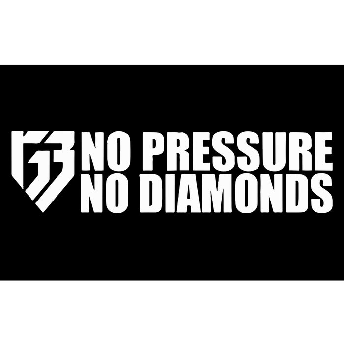 Limited Rg3 No Pressure No Diamonds Bumper Sticker