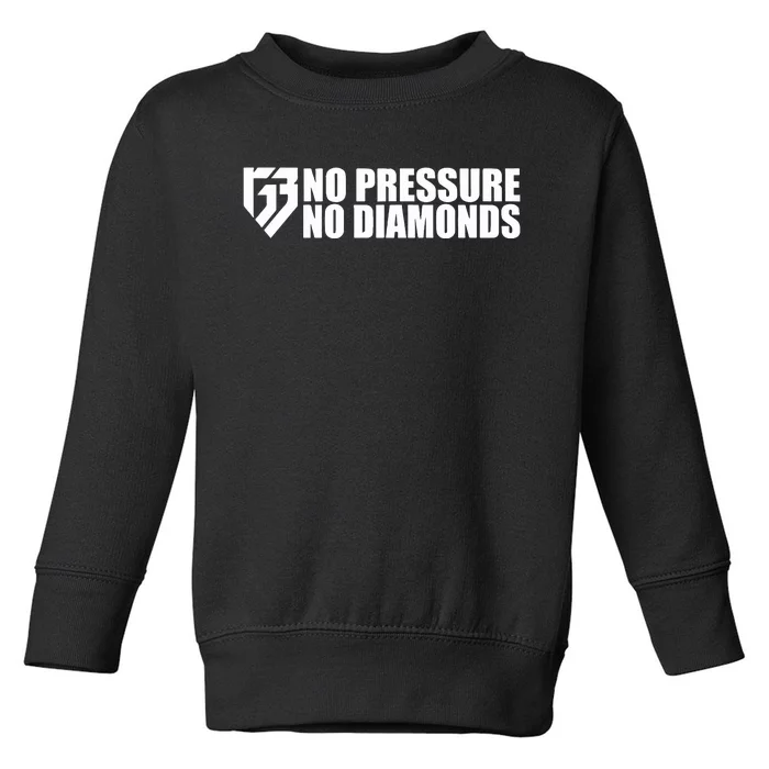 Limited Rg3 No Pressure No Diamonds Toddler Sweatshirt