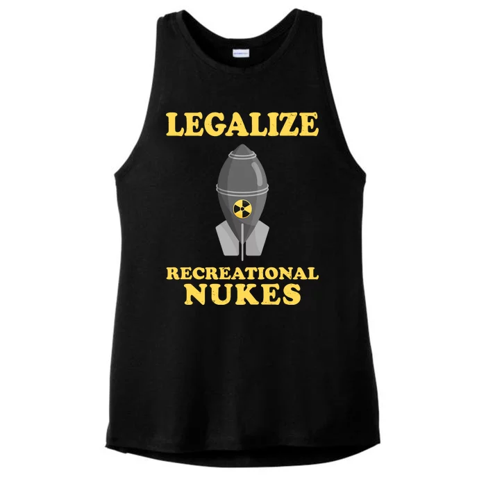 Legalize Recreational Nukes Ladies Tri-Blend Wicking Tank