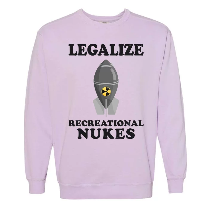 Legalize Recreational Nukes Garment-Dyed Sweatshirt