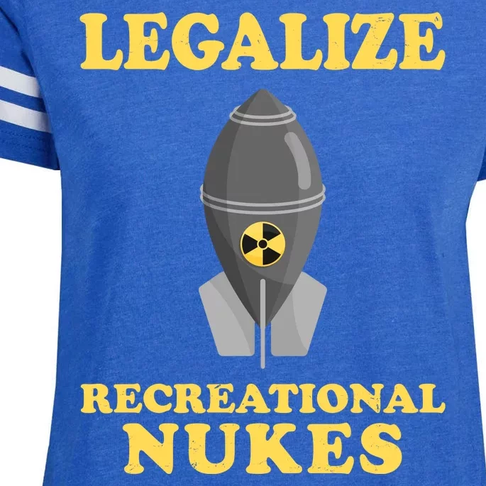 Legalize Recreational Nukes Enza Ladies Jersey Football T-Shirt