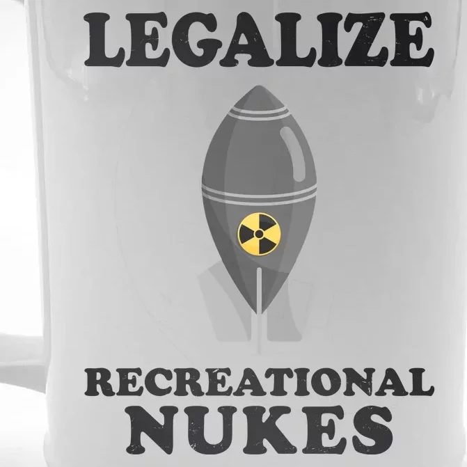 Legalize Recreational Nukes Front & Back Beer Stein