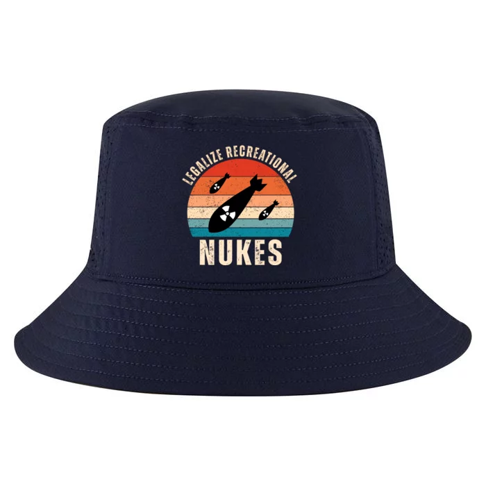 Legalize Recreational Nukes Funny Retro Cool Comfort Performance Bucket Hat