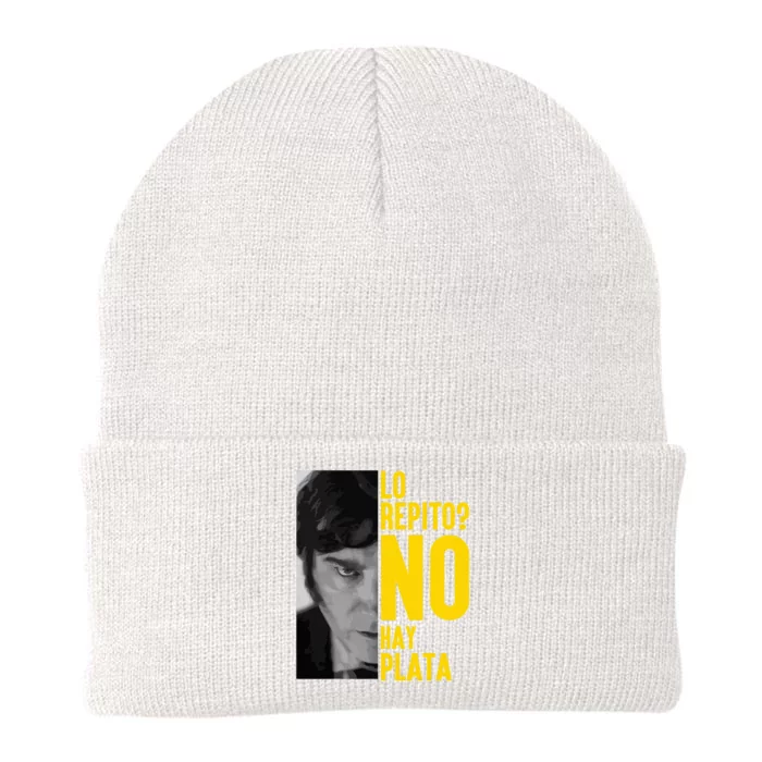 Lo Repito No Hay Plata Javier Milei Presidente Knit Cap Winter Beanie