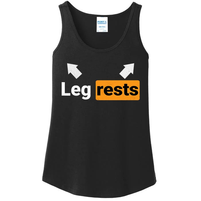 Leg Rests Naughty Dad Jokes Funny Adult Humor Dirty Dad Joke Ladies Essential Tank