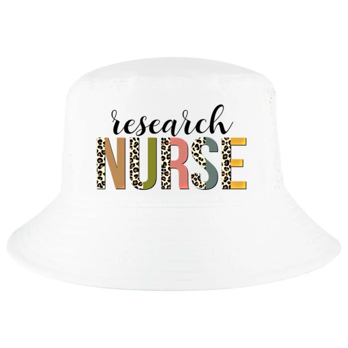 Leopard Research Nurse Print For Nursing Student Gift Cool Comfort Performance Bucket Hat