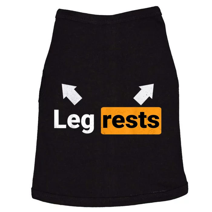 Leg Rests Naughty Dad Jokes Funny Adult Humour Father's Day Doggie Tank