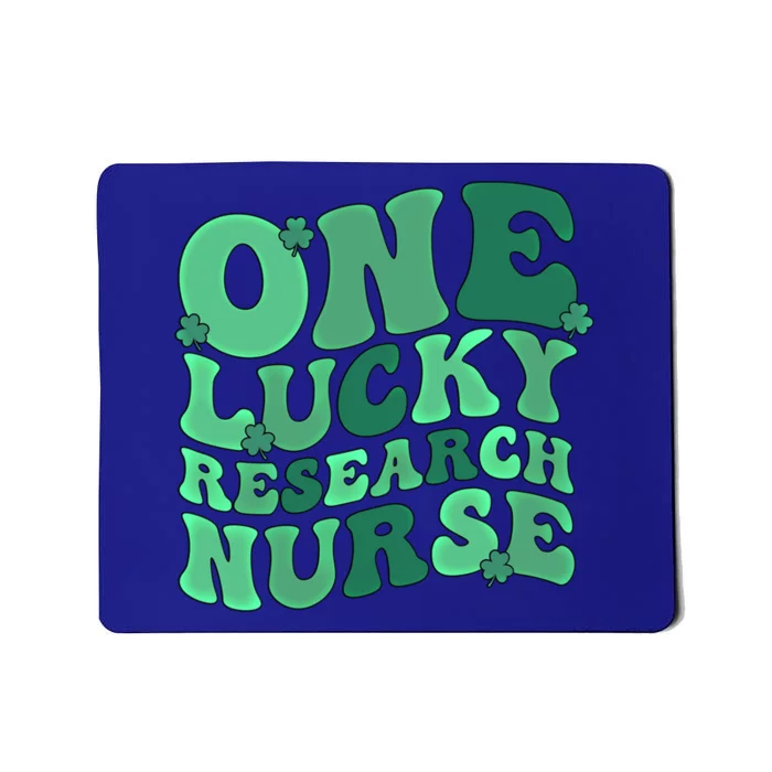 Lucky Research Nurse St Patricks Day Research Nursing Gift Mousepad