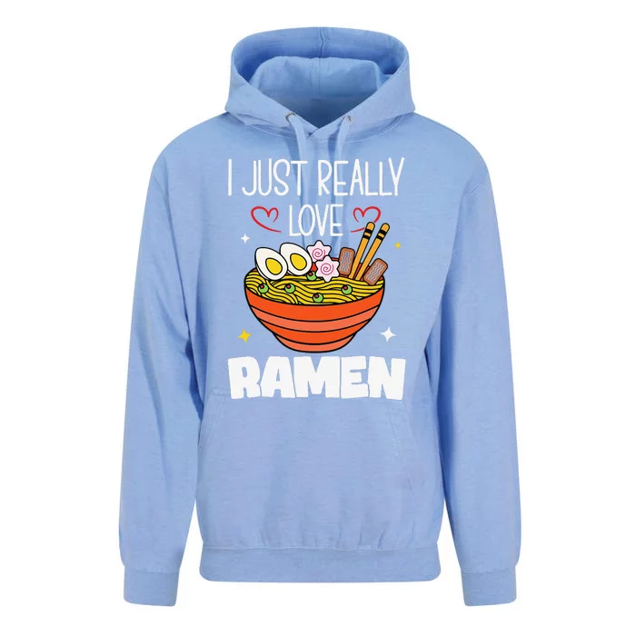 Love Ra Noodle Japanese Anime Girls Boys & Manga Kawaii Unisex Surf Hoodie