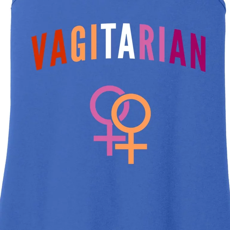 Lesbian Rights Or Valentines Day Or Vagitarian Great Gift Ladies Essential Tank