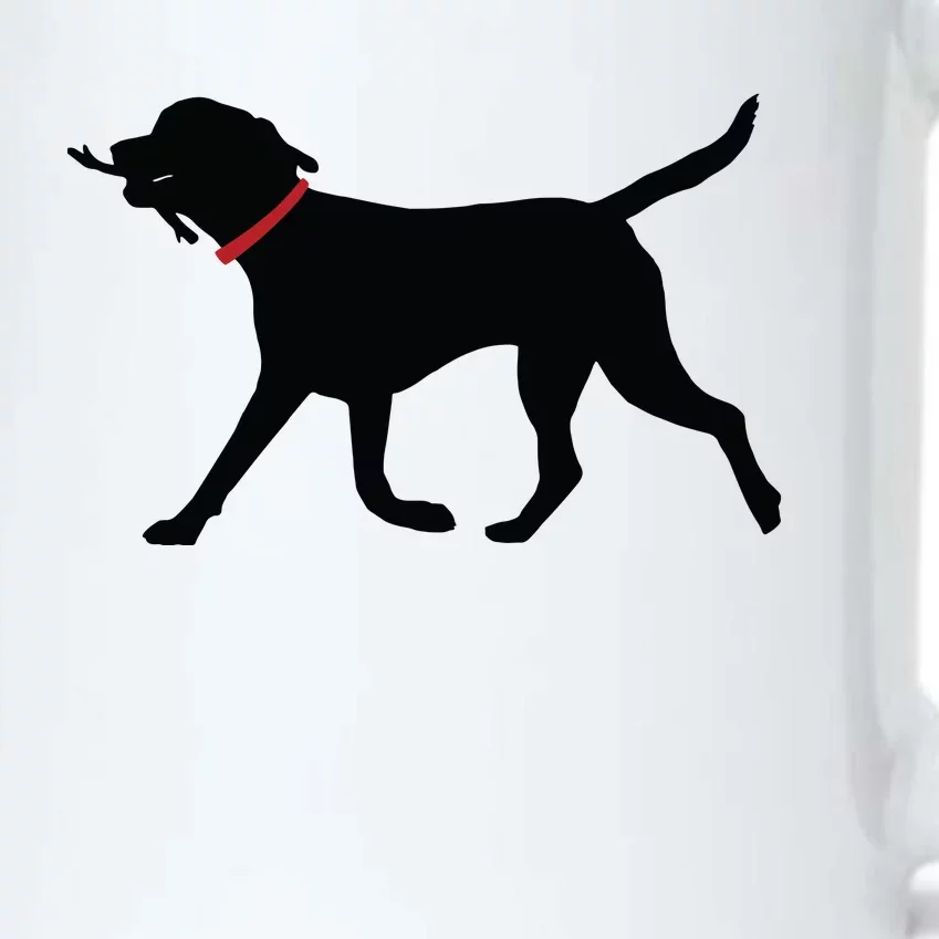 Labrador Retriever Play Fetch Black Lab Black Color Changing Mug