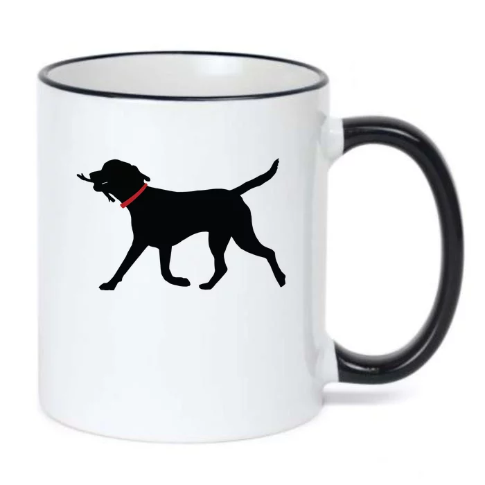 Labrador Retriever Play Fetch Black Lab Black Color Changing Mug