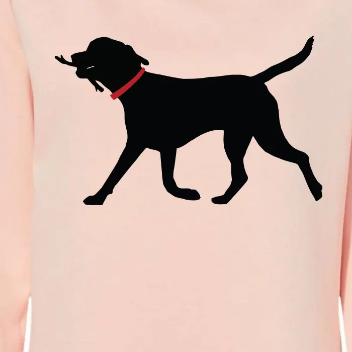 Labrador Retriever Play Fetch Black Lab Womens California Wash Sweatshirt