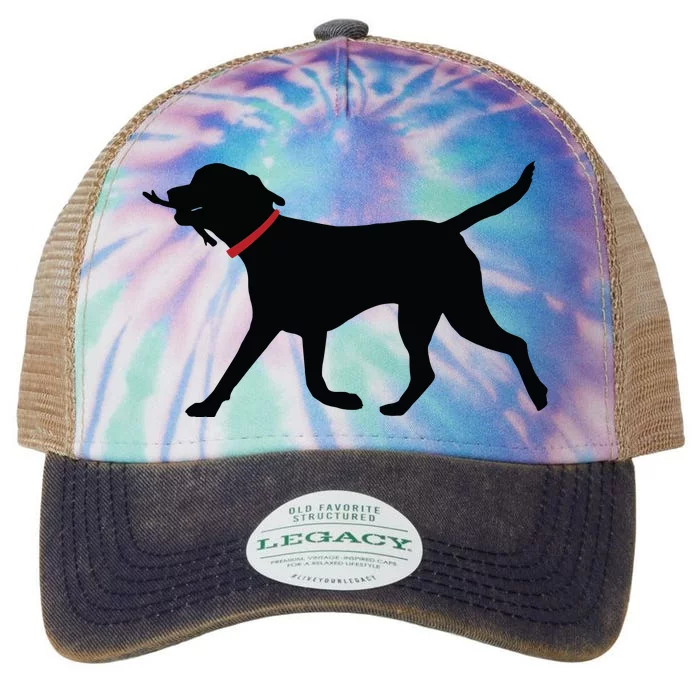 Labrador Retriever Play Fetch Black Lab Legacy Tie Dye Trucker Hat