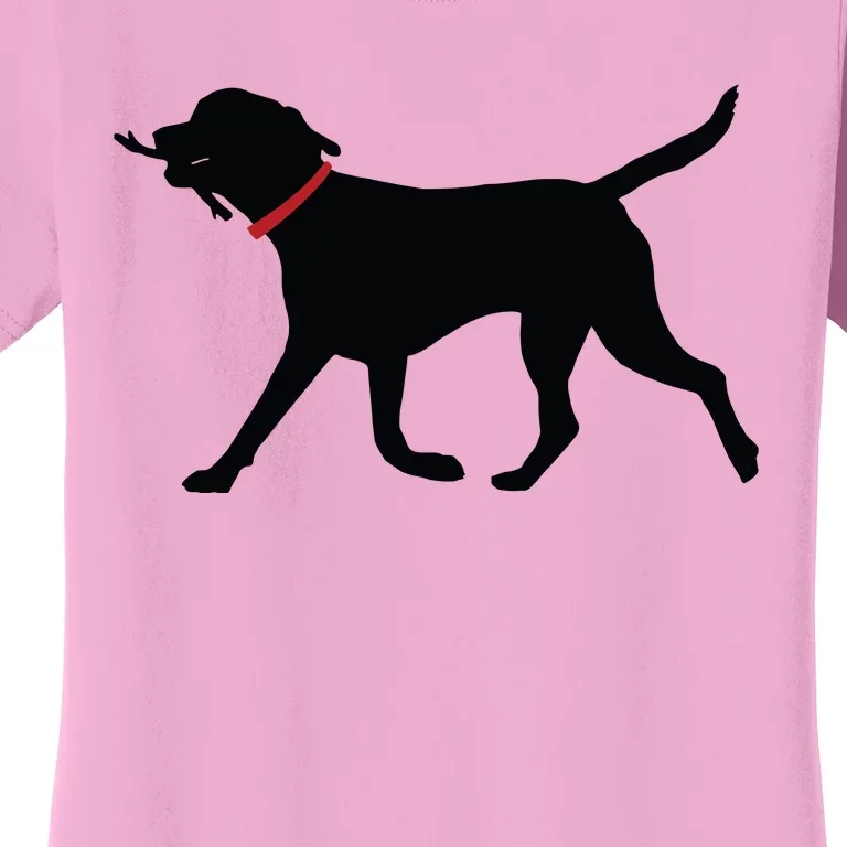 Labrador Retriever Play Fetch Black Lab Women's T-Shirt