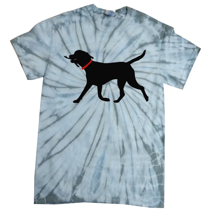 Labrador Retriever Play Fetch Black Lab Tie-Dye T-Shirt