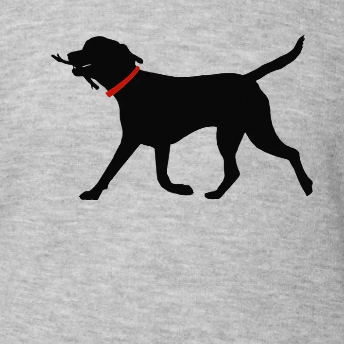 Labrador Retriever Play Fetch Black Lab Toddler Sweatshirt