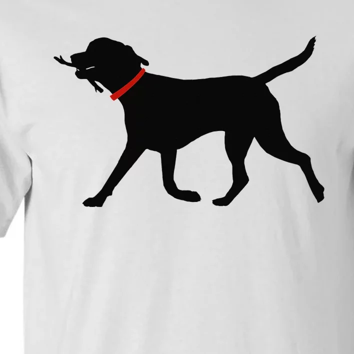 Labrador Retriever Play Fetch Black Lab Tall T-Shirt