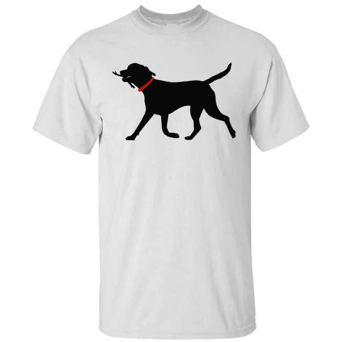 Labrador Retriever Play Fetch Black Lab Tall T-Shirt