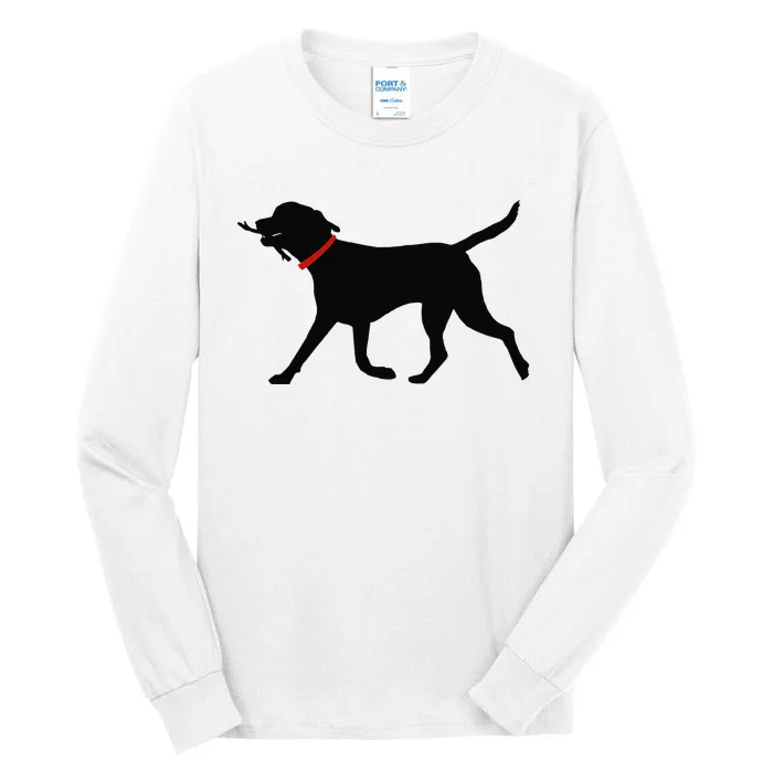 Labrador Retriever Play Fetch Black Lab Tall Long Sleeve T-Shirt