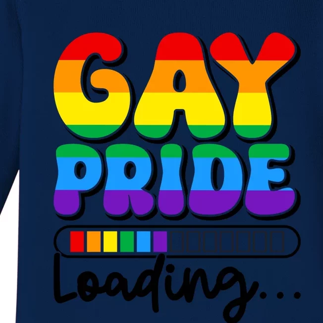 LGBT Retro Pride T Design Baby Long Sleeve Bodysuit