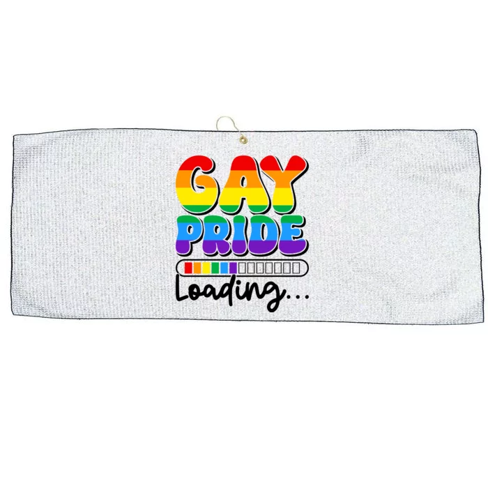 LGBT Retro Pride T Design Large Microfiber Waffle Golf Towel