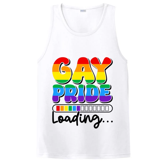 LGBT Retro Pride T Design Performance Tank